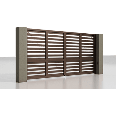 Распашные ворота ALUTECH Prestige