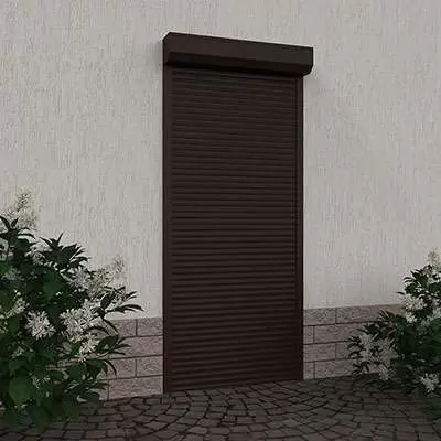 Роллеты Prestige Дверные роллеты шоколадно-коричневого цвета