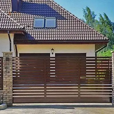 Откатные ворота, заполнение: разреженный профиль