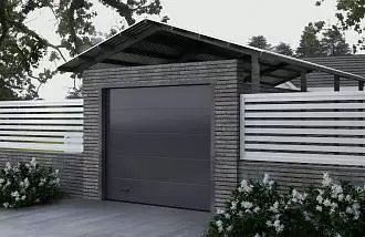 Секционные ворота под навес серии Trend Секционные ворота под навес серии Trend
